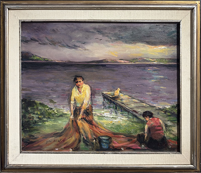 Zeki Kıral imzalı tablo — Yağlı Boya, 40×50 cm, 71.933 TL müzayede satışı