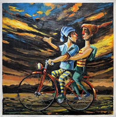 Efgan Beyaz imzalı tablo — Yağlı Boya, 80×80 cm, 35.000 TL müzayede satışı