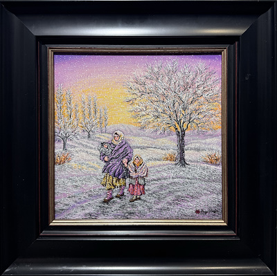 Hayal İrtegün imzalı tablo — Yağlı Boya, 33×30 cm, 15.000 TL müzayede satışı