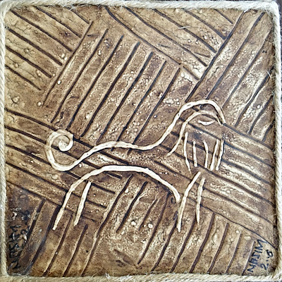 Nasim Joulaei imzalı tablo — Karışık Teknik, 15×15 cm, 50 TL müzayede satışı