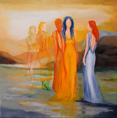Eflatun Lale Şen imzalı tablo — Yağlı Boya, 50×50 cm, 900 TL müzayede satışı