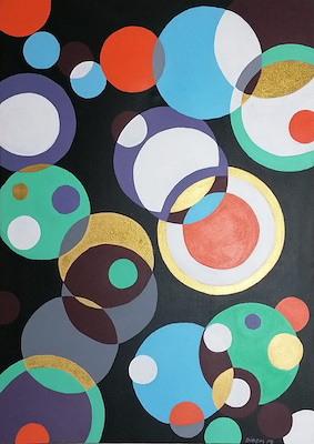 Didem Arslan imzalı tablo — Akrilik Boya, 50×70 cm, 250 TL müzayede satışı