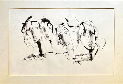 İbrahim Öztoprak imzalı tablo — 31×20 cm, 150 TL müzayede satışı