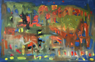 Feryat Aydemir imzalı tablo — Yağlı Boya, 200×130 cm, 30.000 TL müzayede satışı