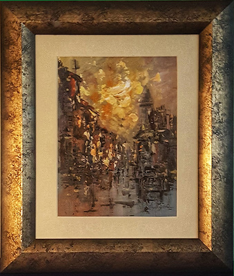 İlyas Yılmaz imzalı tablo — Yağlı Boya, 28×36 cm, 400 TL müzayede satışı