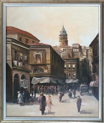 Kemal Çırak imzalı tablo — Yağlı Boya, 50×60 cm, 1.000 TL müzayede satışı