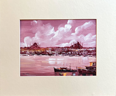 Zeki Yeğin imzalı tablo — Yağlı Boya, 24×18 cm, 350 TL müzayede satışı