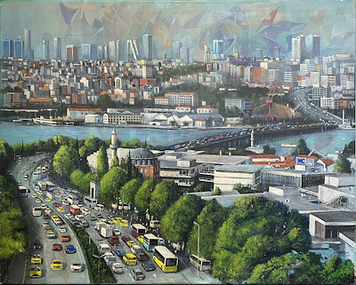 Murat Tefek imzalı tablo — Yağlı Boya, 100×80 cm, 5.000 TL müzayede satışı