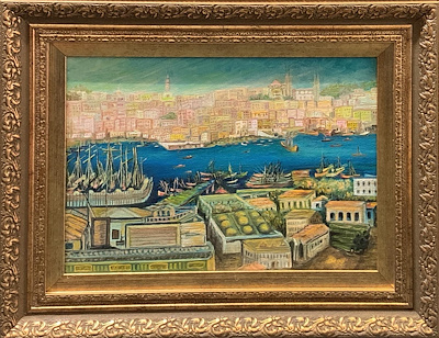 Bengi Türkoğlu imzalı tablo — Yağlı Boya, 34×22 cm, 1.000 TL müzayede satışı
