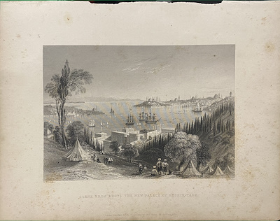 William Henry Bartlett imzalı tablo — Gravür, 26×20 cm, 325 TL müzayede satışı