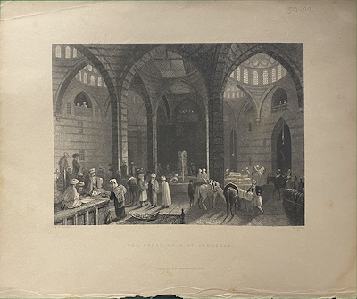 William Henry Bartlett imzalı tablo — Gravür, 21×27.5 cm, 300 TL müzayede satışı