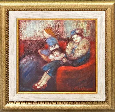 Nuran Altıata imzalı tablo — Yağlı Boya, 18×18 cm, 550 TL müzayede satışı