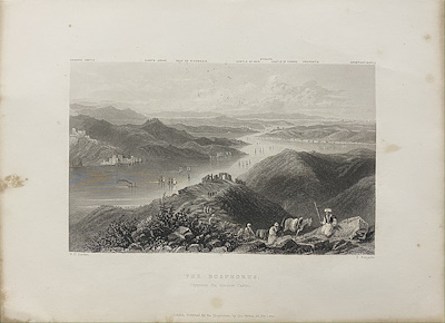 William Henry Bartlett imzalı tablo — Gravür, 27×20 cm, 325 TL müzayede satışı