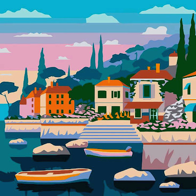 Nergiz Toprak imzalı tablo — Akrilik Boya, 80×80 cm, 2.000 TL müzayede satışı