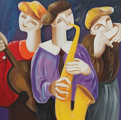 Selda Soku imzalı tablo — Akrilik Boya, 80×70 cm, 1.200 TL müzayede satışı