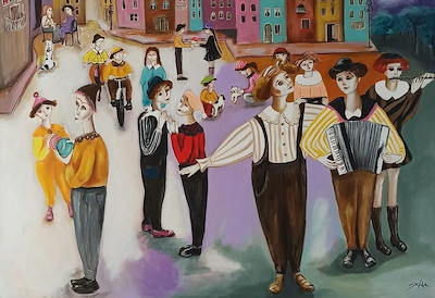 Selda Soku imzalı tablo — Yağlı Boya, 100×70 cm, 2.250 TL müzayede satışı