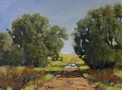 Aykan Seper imzalı tablo — Yağlı Boya, 15×20 cm, 500 TL müzayede satışı