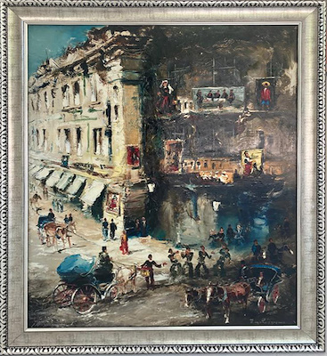 Shalva Phachoshvili imzalı tablo — Yağlı Boya, 70×100 cm, 3.000 TL müzayede satışı