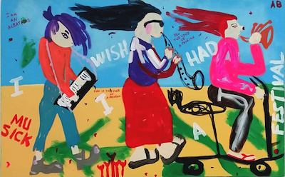 Atılgan Bayar imzalı tablo — Akrilik Boya, 80×120 cm, 6.000 TL müzayede satışı