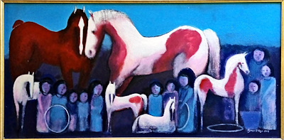 Aynur Zilkaya imzalı tablo — Yağlı Boya, 40×80 cm, 3.500 TL müzayede satışı