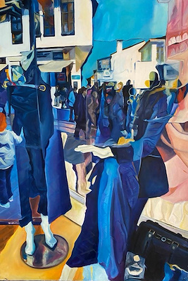 Buse Gül imzalı tablo — Yağlı Boya, 85×125 cm, 1.750 TL müzayede satışı