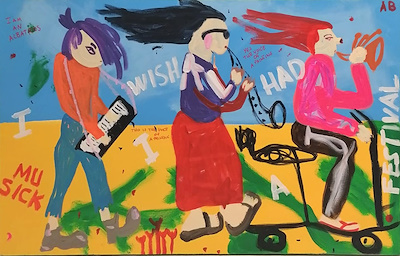 Atılgan Bayar imzalı tablo — Akrilik Boya, 80×120 cm, 6.000 TL müzayede satışı
