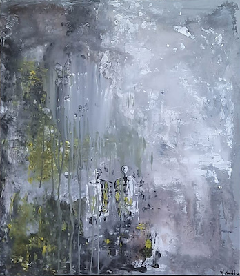 Yasemin Kondakçı imzalı tablo — Akrilik Boya, 70×80 cm, 1.000 TL müzayede satışı
