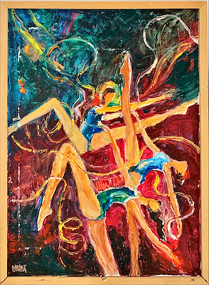 Nejat Erem imzalı tablo — Yağlı Boya, 50×70 cm, 700 TL müzayede satışı