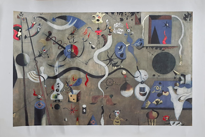 Joan Miró imzalı tablo — Baskı, 35×50 cm, 750 TL müzayede satışı