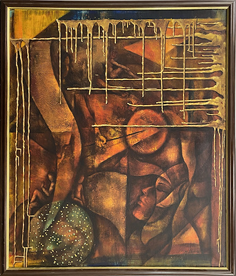 Meltem Yakın Üldes imzalı tablo — Yağlı Boya, 130×110 cm, 2.500 TL müzayede satışı