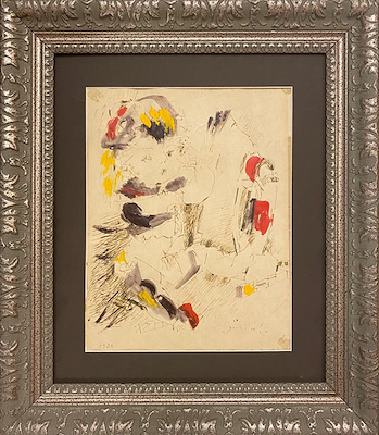 Gürdal Duyar imzalı tablo — Karışık Teknik, 21×27 cm, 1.400 TL müzayede satışı