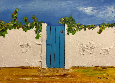 Yusuf Bilge imzalı tablo — Karışık Teknik, 50×70 cm, 2.500 TL müzayede satışı