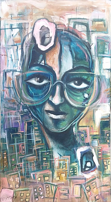 Meltem Yakın Üldes imzalı tablo — Yağlı Boya, 40×70 cm, 700 TL müzayede satışı