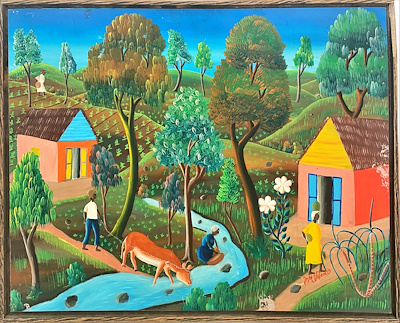 M. Valentin imzalı tablo — Yağlı Boya, 40×40 cm, 700 TL müzayede satışı