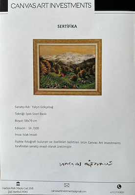 Yalçın Gökçebağ İpek Baskı Müzayedesi | Antika ve Sanat