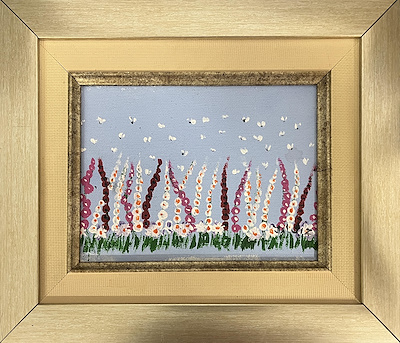 Yıldız Asangil imzalı tablo — Yağlı Boya, 12×17 cm, 500 TL müzayede satışı
