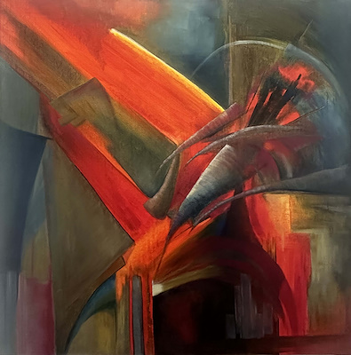 Helen Burkova imzalı tablo — Yağlı Boya, 60×60 cm, 2.500 TL müzayede satışı