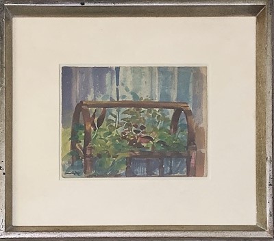 Müfit Çelik imzalı tablo — Sulu Boya, 16×12 cm, 75 TL müzayede satışı
