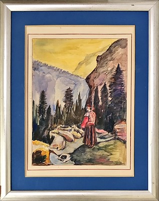 Zare Gurdikyan imzalı tablo — 20×28 cm, 50 TL müzayede satışı