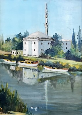 Cemal Işın imzalı tablo — Yağlı Boya, 35×49 cm, 65 TL müzayede satışı