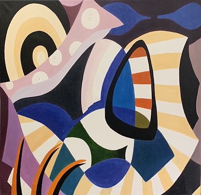 Salih Salnur imzalı tablo — Yağlı Boya, 118×118 cm, 800 TL müzayede satışı