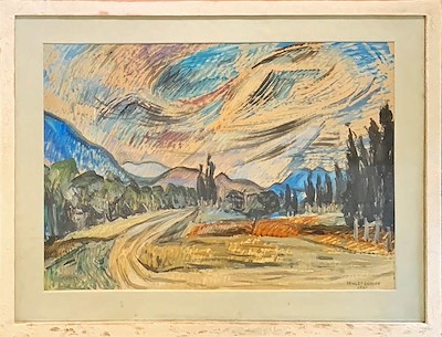 Behçet Gürcan imzalı tablo — Yağlı Boya, 67×47 cm, 400 TL müzayede satışı