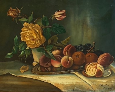 Fahrettin Morgan imzalı tablo — Yağlı Boya, 50×40 cm, 500 TL müzayede satışı