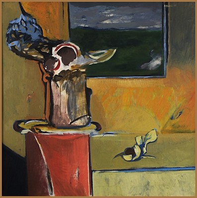Artin Demirci imzalı tablo — Yağlı Boya, 92×92 cm, 2.500 TL müzayede satışı