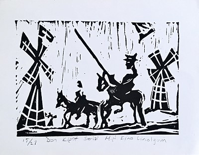 Şerif Kino imzalı tablo — Baskı, 18×14 cm, 110 TL müzayede satışı