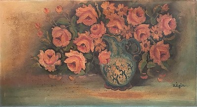 Yüksel İlgün imzalı tablo — Yağlı Boya, 100×50 cm, 275 TL müzayede satışı