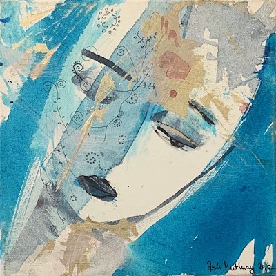Aslı Kutluay imzalı tablo — Yağlı Boya, 30×30 cm, 500 TL müzayede satışı