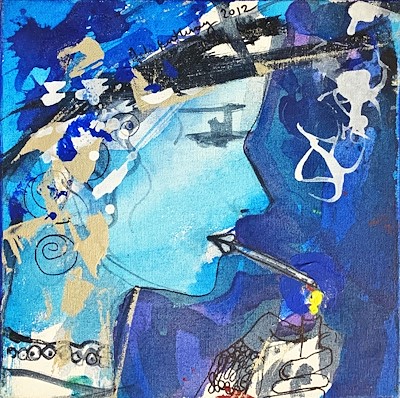 Aslı Kutluay imzalı tablo — Yağlı Boya, 30×30 cm, 500 TL müzayede satışı