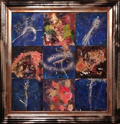 Aslı Kutluay imzalı tablo — Yağlı Boya, 80×80 cm, 1.000 TL müzayede satışı