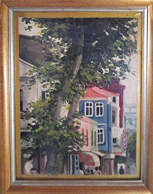 Metin Ateş imzalı tablo — Yağlı Boya, 17×23 cm, 250 TL müzayede satışı
